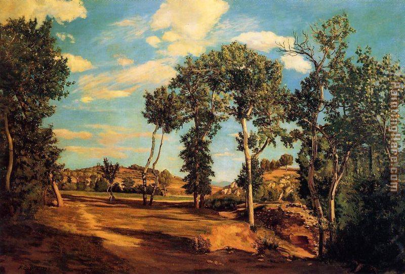 The Banks of the Lez painting - Frederic Bazille The Banks of the Lez art painting